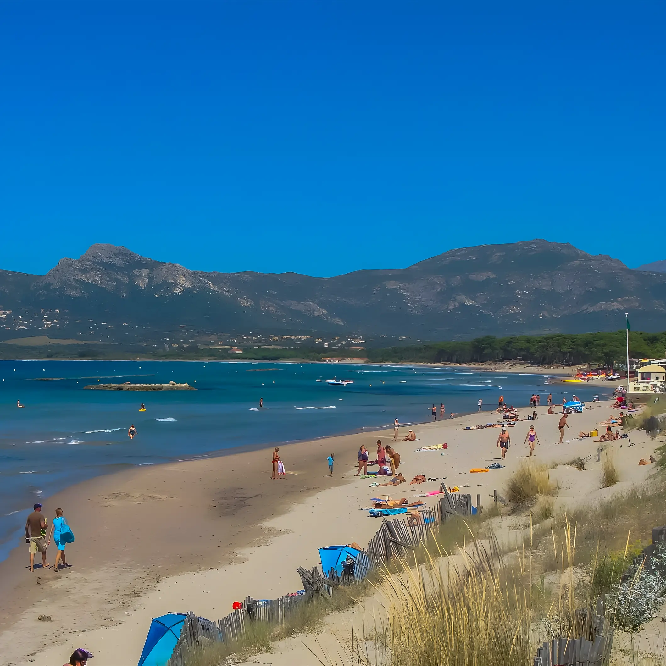 a proximite des plages a calvi